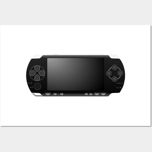 Playstation Portable Video Game Console Wall Art by rayrayray90